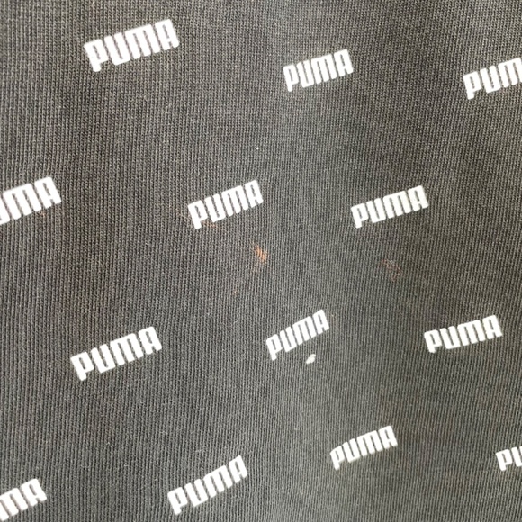 Puma Crewneck Sweater Black and White Women’s Size Small - Picture 3 of 12